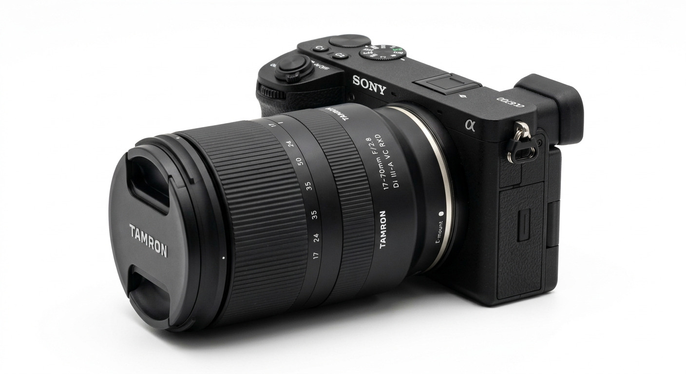 Sony a6700 camera with a Tamron 17-70mm lens